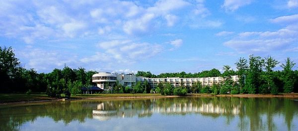 Uitzicht vanuit de Center Parcs hotelkamer
