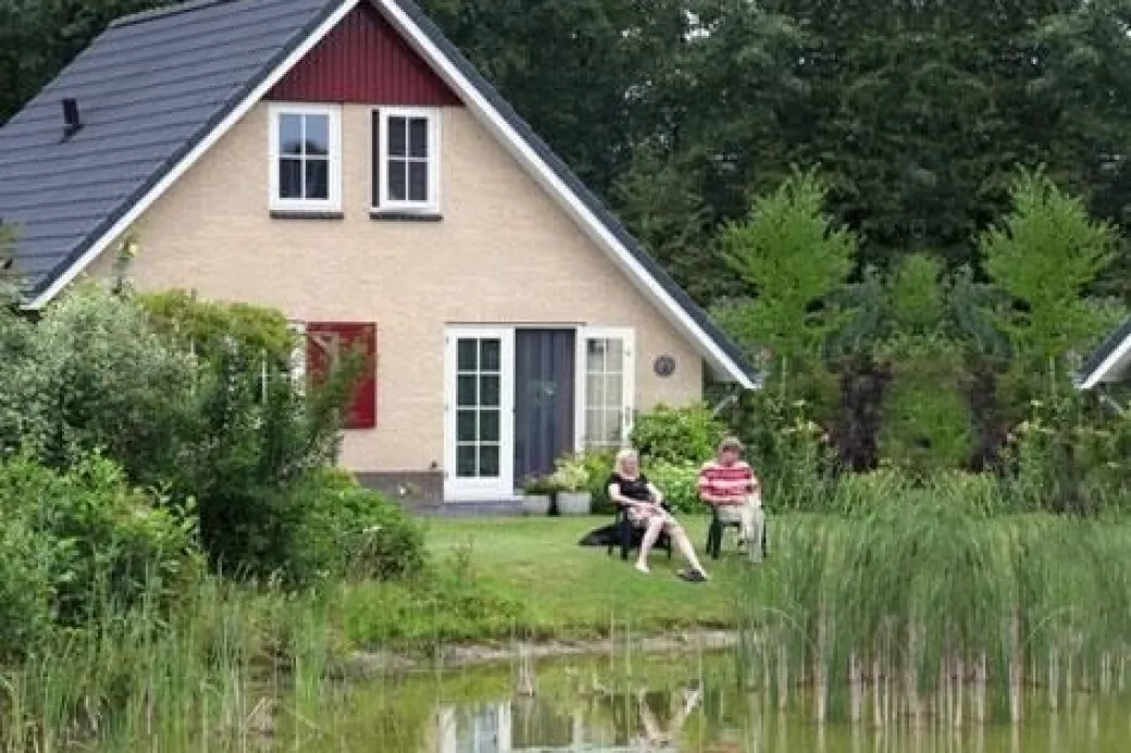 1 van de bungalows op Buitengoed Drentse Vennen