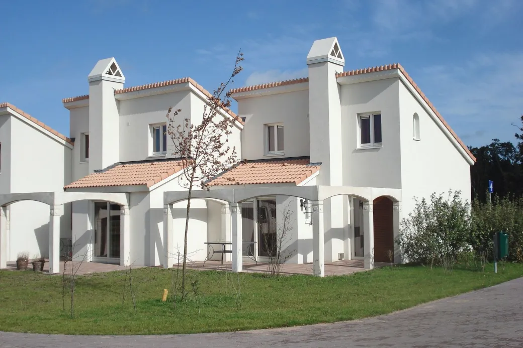 De bungalows op Duinresort Dunimar