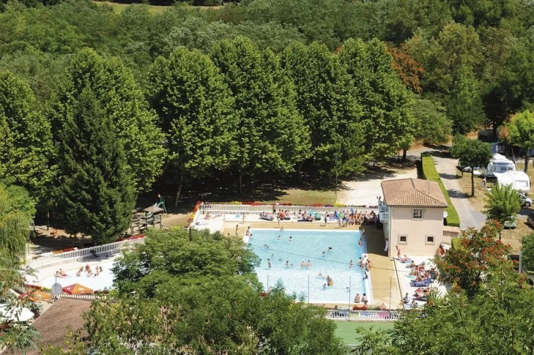 Luchtfoto van RCN la Bastide en Ardéche