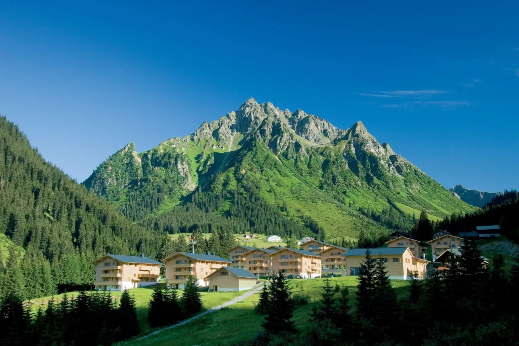 De prachtige bergachtige omgeving van Landal Hochmontafon