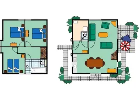 Vakantiebungalow VO op Banjaard 6 Personen