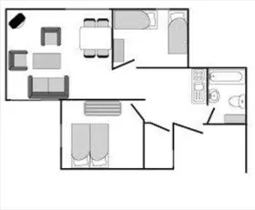 Vakantiebungalow Zandzegge Comfort (4B2) op Berkenhorst 4 Personen