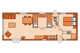 Vakantiebungalow BI4 op Bikkels 4 Personen