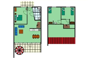 Vakantiebungalow OBVK op Bos en Duin 4 Personen