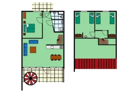 Vakantiebungalow OBVZ op Bos en Duin 6 Personen
