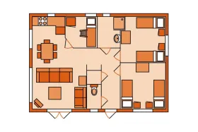Vakantiebungalow EM6K op Egmond aan Zee 6 Personen