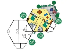 Vakantiebungalow B4V op Hof Domburg 4 Personen