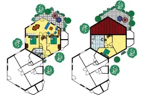 Vakantiebungalow B6M op Hof Domburg 6 Personen