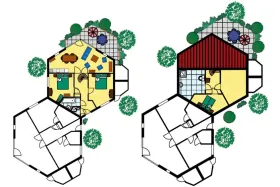 Vakantiebungalow B7K op Hof Domburg 6 Personen