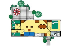 Vakantiebungalow SCRV op Hof Domburg 6 Personen