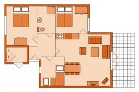 Vakantiebungalow H6A op Hunzedal 6 Personen