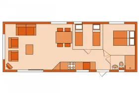 Vakantiebungalow HU4A op Hunzedal 4 Personen