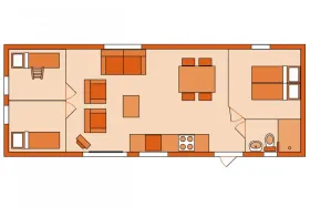 Vakantiebungalow HU5B op Hunzedal 5 Personen
