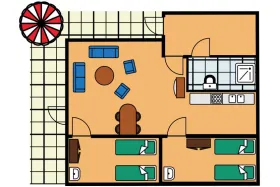 Vakantiebungalow KA op Katjeskelder 6 Personen