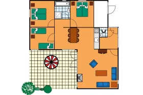 Vakantiebungalow K6A op Kijkduin 6 Personen