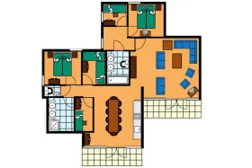 Vakantiebungalow KV10 op Klein Vink 10 Personen