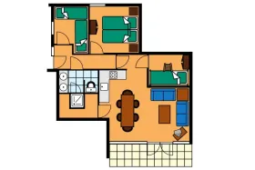 Vakantiebungalow KV6 op Klein Vink 6 Personen