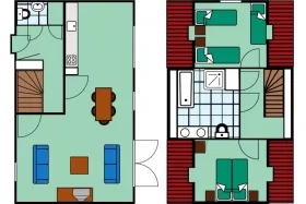 Vakantiebungalow VO5 op Marinapark Volendam 5 Personen