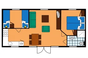 Vakantiebungalow RP4 op Roompot Beach Resort 4 Personen