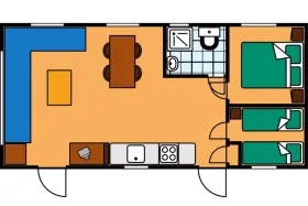 Vakantiebungalow SCT op Roompot Beach Resort 4 Personen