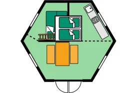 Vakantiebungalow Wigwam op Roompot Beach Resort 4 Personen