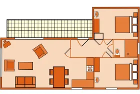 Vakantiebungalow S4B op Schaapskooi 4 Personen