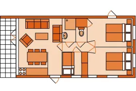 Vakantiebungalow S6A op Schaapskooi 6 Personen