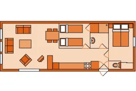 Vakantiebungalow SK4 op Schaapskooi 4 Personen