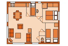 Vakantiebungalow SK6 op Schaapskooi 6 Personen