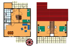 Vakantiebungalow SAC op Soeten Haert 6 Personen