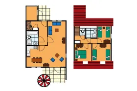 Vakantiebungalow SD6 op Soeten Haert 6 Personen