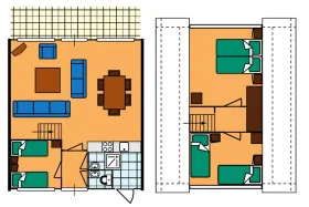 Vakantiebungalow W6A op Wolfsven 6 Personen