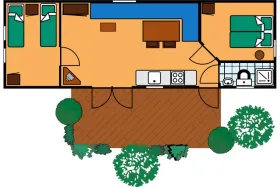 Vakantiebungalow WVS4 op Wolfsven 4 Personen