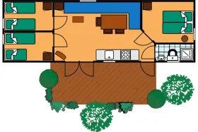Vakantiebungalow WVS6K op Wolfsven 5 Personen
