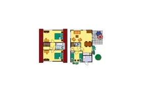 Vakantiebungalow SAS op Zeebad 6 Personen