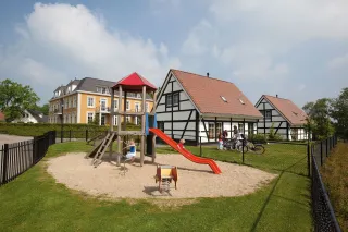 Het zwembad op Landal Hoog Vaals.