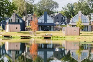 1 van de bungalows op Landal Reevallis in Limburg
