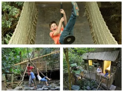 De Jungle Dome op Center Parcs Het Heijderbos