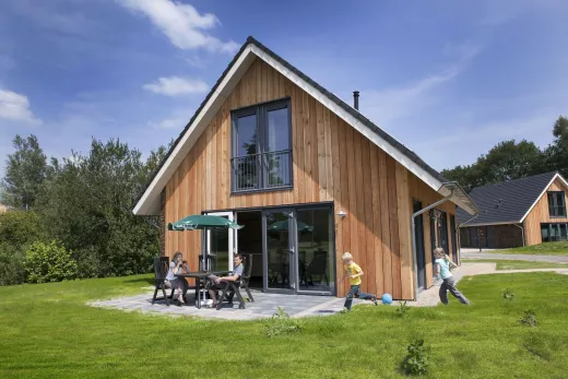 Terras van een vrijstaande Bungalow op Landal Aelderholt