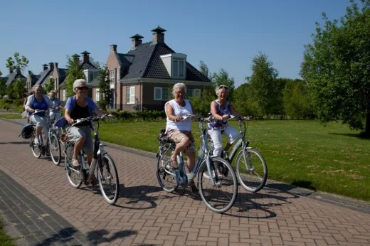Een ideaal park voor fietsers en wandelaars