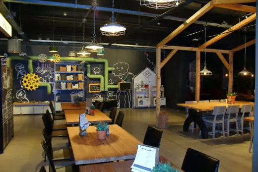 Het restaurant is in 2016 geheel vernieuwd