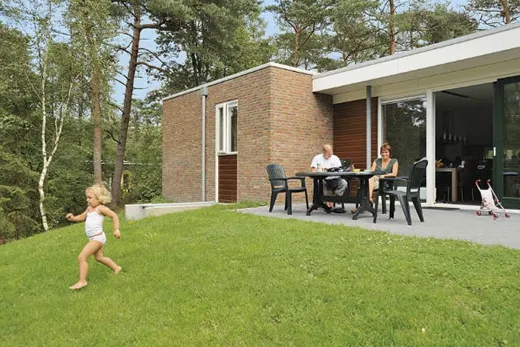 De bungalows op het park hebben een schitterende ligging