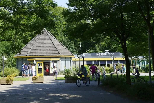 Vind hier de receptie van het park