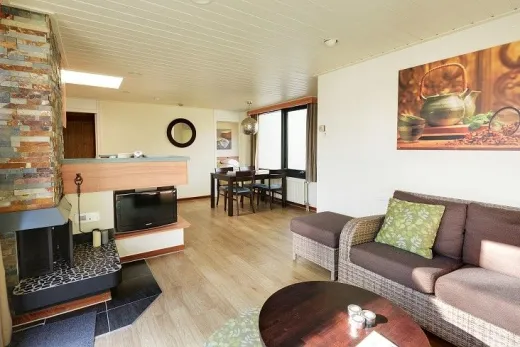 Woonkamer met openhaard