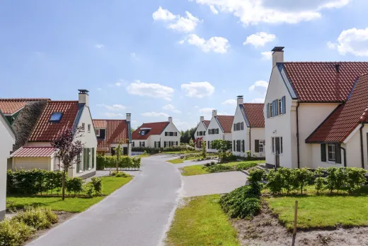 De verschillende bungalows op Landal Domein De Schatberg