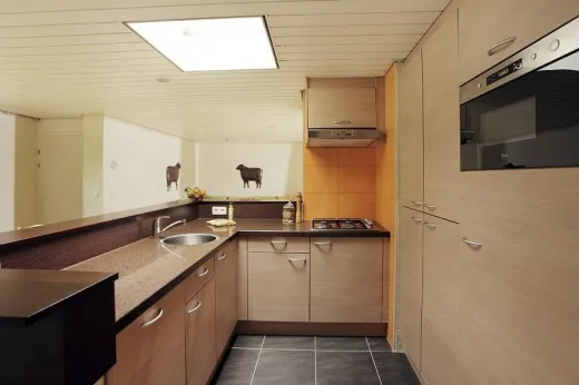 Keuken in de luxe Cottage