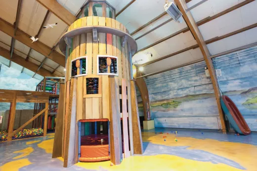 De indoor speelplaats op Landal Hochwald
