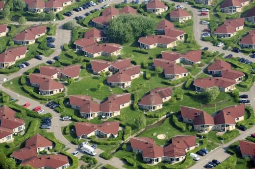 Luchtfoto van Hof Domburg