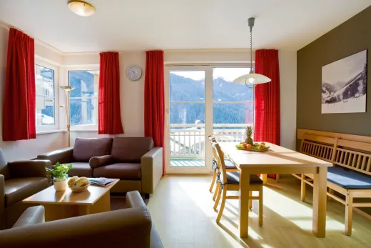 De binnenkant van 1 van de appartementen